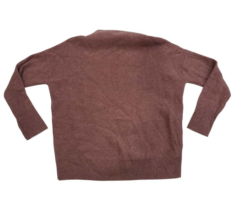 Vince. Women's Rosewood 100% Cashmere Relaxed Mock Neck Sweater Size XS - Picture 2 of 5
